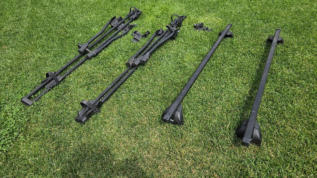 Thule squarebar en Thule freeride 530 fietsendragers, Ophalen, Gebruikt