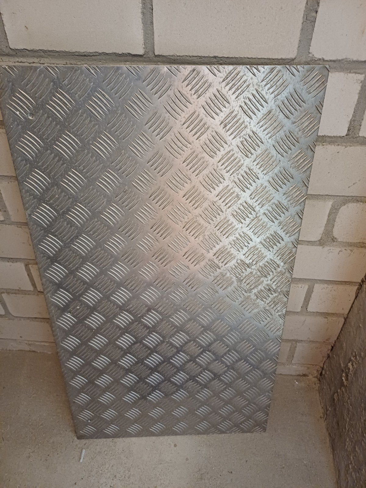 Metalen oprijplaat / rijplaat - 90x50cm, Ophalen, Zo goed als nieuw