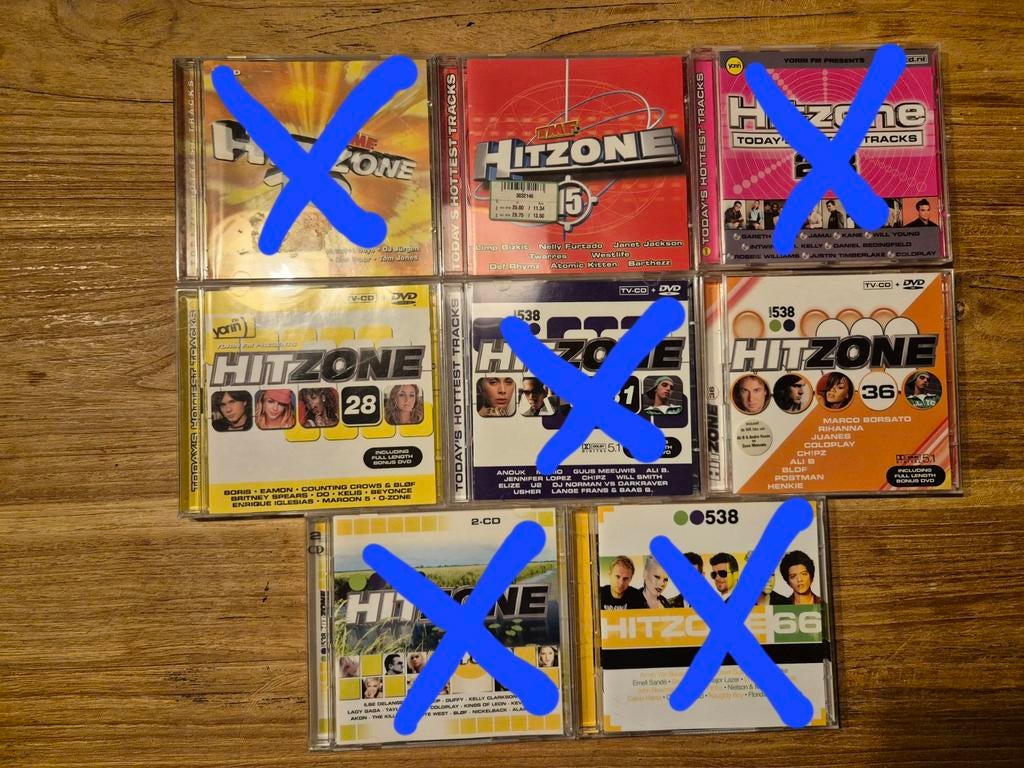 HITZONE - 3 Verzamelcd's - vanaf 1.50€, Ophalen of Verzenden