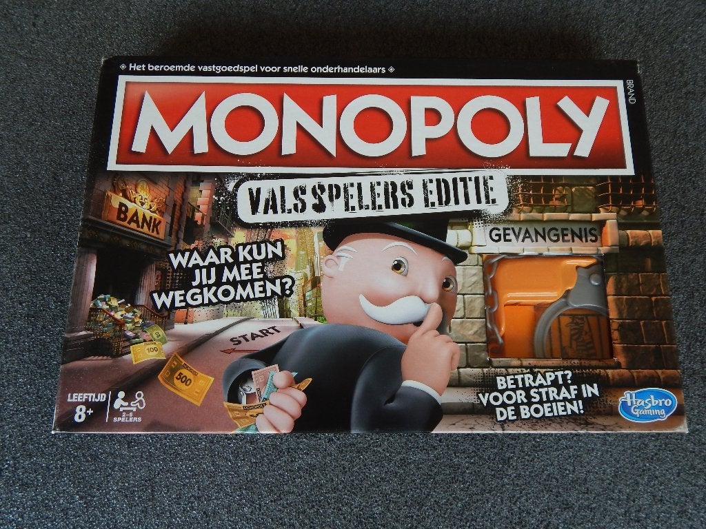 Monopoly Valsspelers editie, Vijf spelers of meer, Ophalen of Verzenden, Zo goed als nieuw, HASBRO