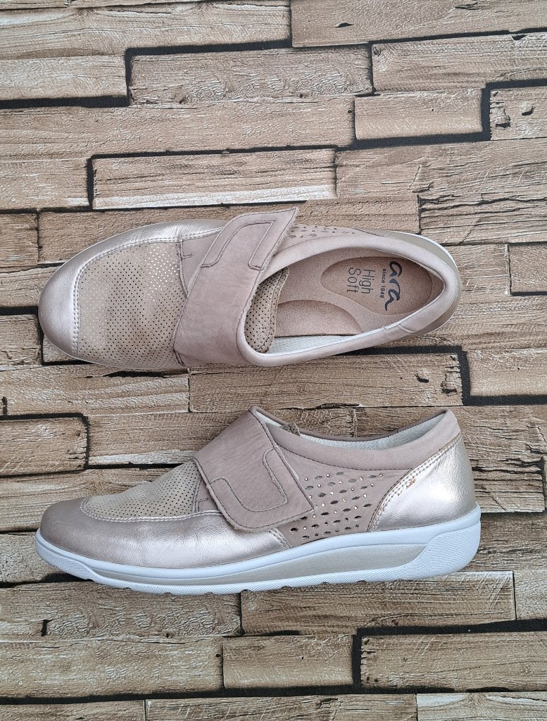 ARA - zacht taupe, high soft sneakers, maat 40, Overige kleuren, Verzenden, X, Sneakers of Gympen