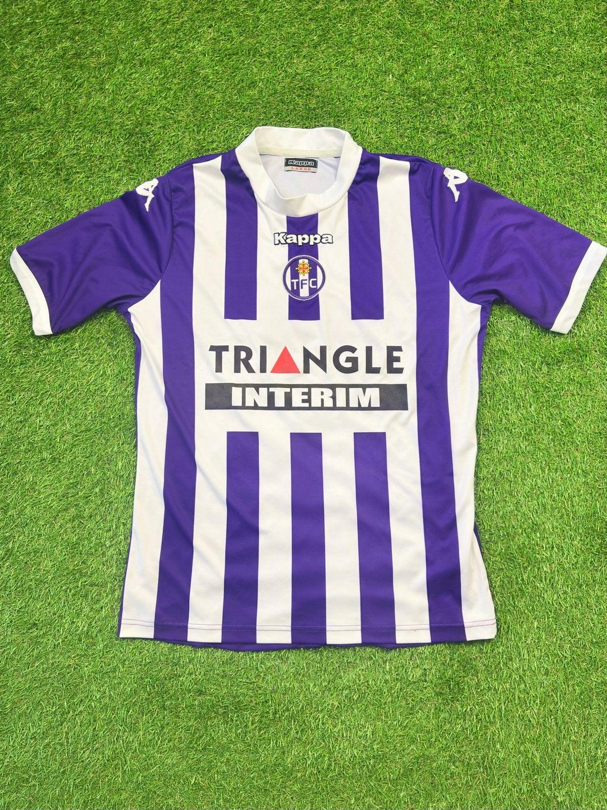 Toulouse FC Thuisshirt Kappa Maat L, Maat L, Ophalen of Verzenden, Zo goed als nieuw, Shirt