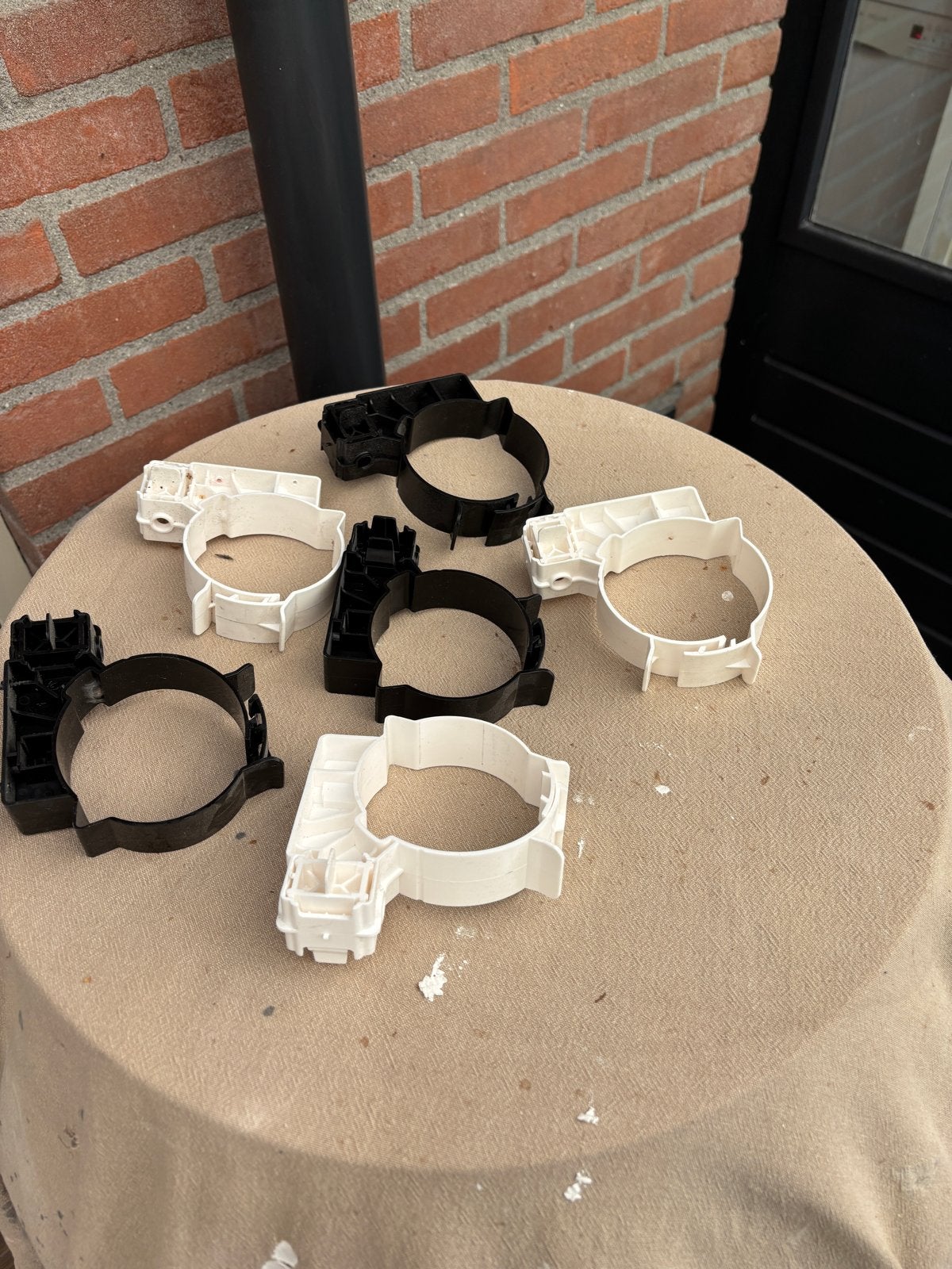 Safe PP rookgasafvoer beugels diameter 80, Ophalen of Verzenden, Gebruikt, Afzuiger