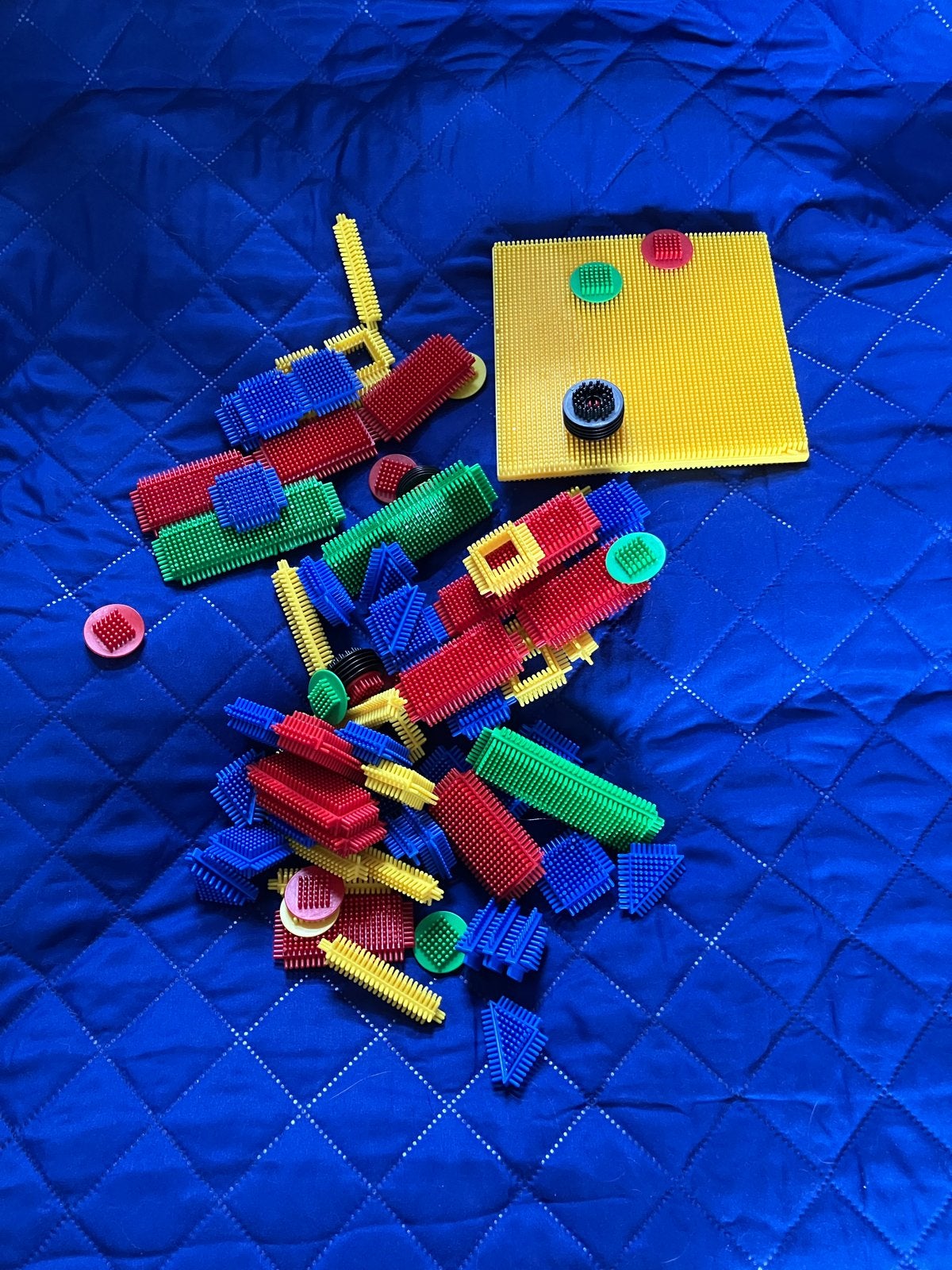 Grote set Nopper bouwblokken met grondplaat, Ophalen of Verzenden, Gebruikt, Nopper