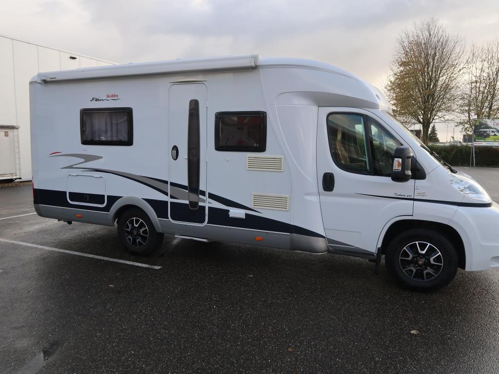Hobby Toskana 650 ES LAGE ENKELE BEDDEN 160PK, Caravans en Kamperen, Campers, Luifel, Ringverwarming, Fiat, Hobby