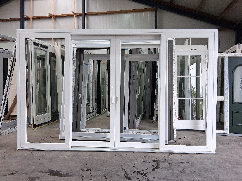 Nieuw Schuifpui bezorgen factuur mogelijk, Kunststof, 225 cm of meer, Ophalen of Verzenden, Zo goed als nieuw