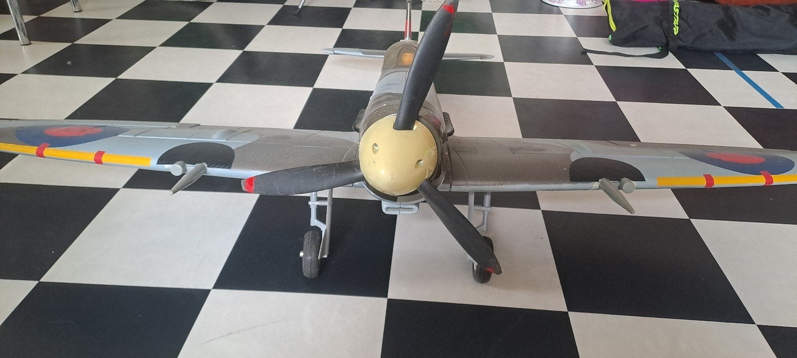 rc spitfire, Ophalen, Gebruikt, Elektro, RTF (Ready to Fly)