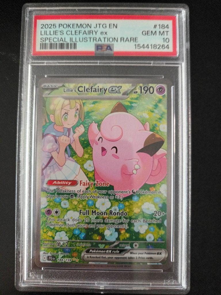 Lillie's Clefairy ex Special Illustration Rare PSA 10, Ophalen of Verzenden, Nieuw, Losse kaart