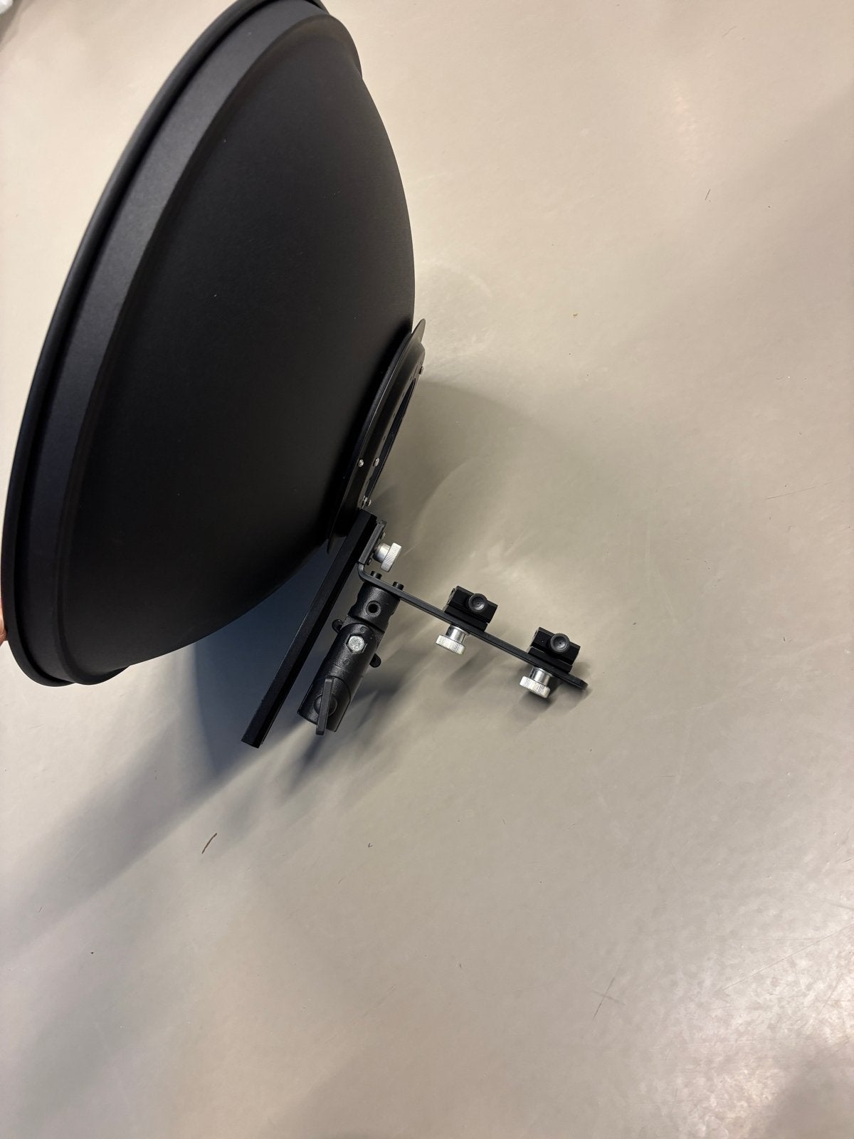 Beauty Dish met flitser bevestiging, Lamp of Flitsset, Inclusief statief, Ophalen of Verzenden, Zo goed als nieuw