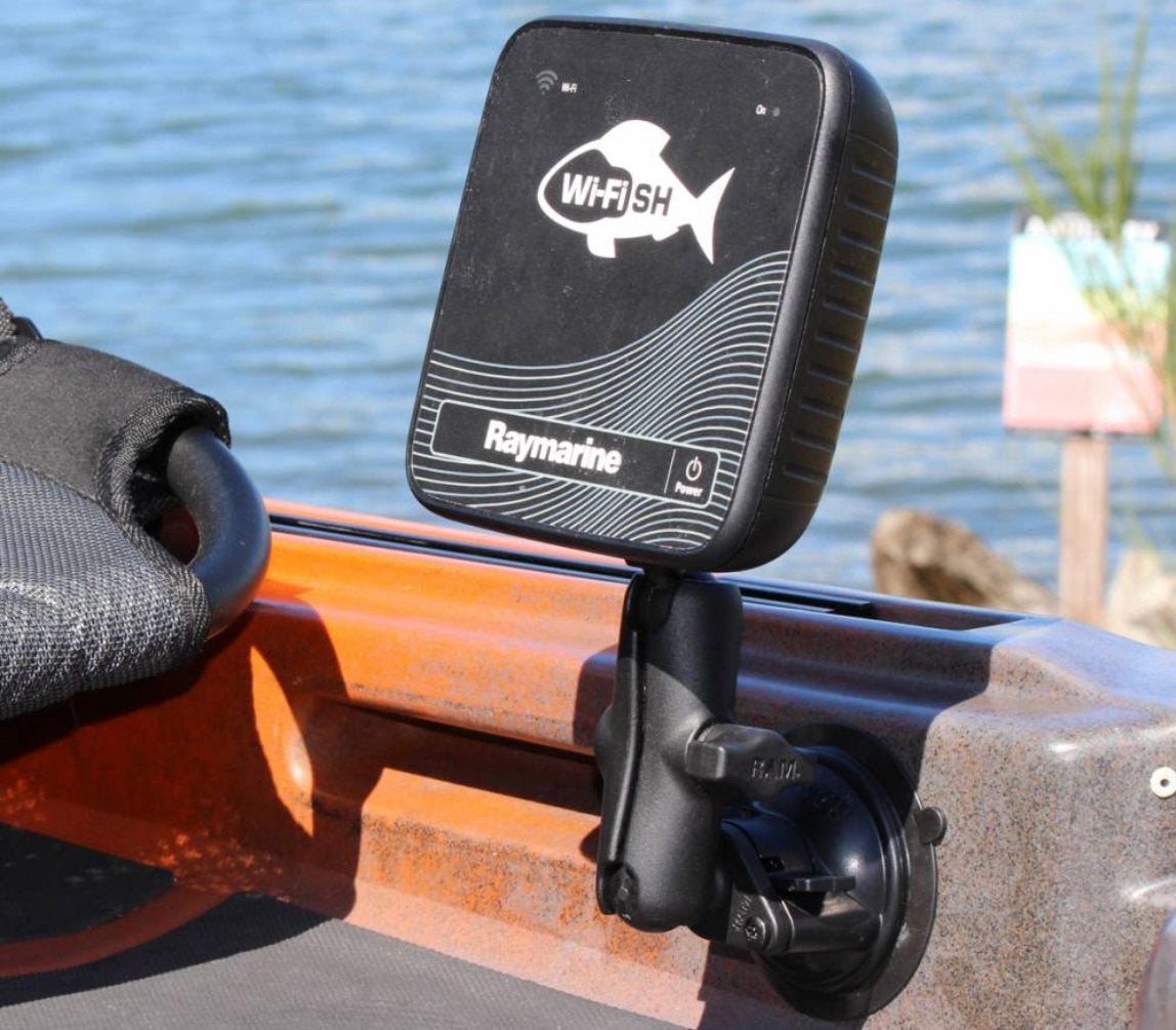 Raymarine RAM mount met zuignap, Ophalen of Verzenden, Zo goed als nieuw, Kaartplotter of Fish Finder