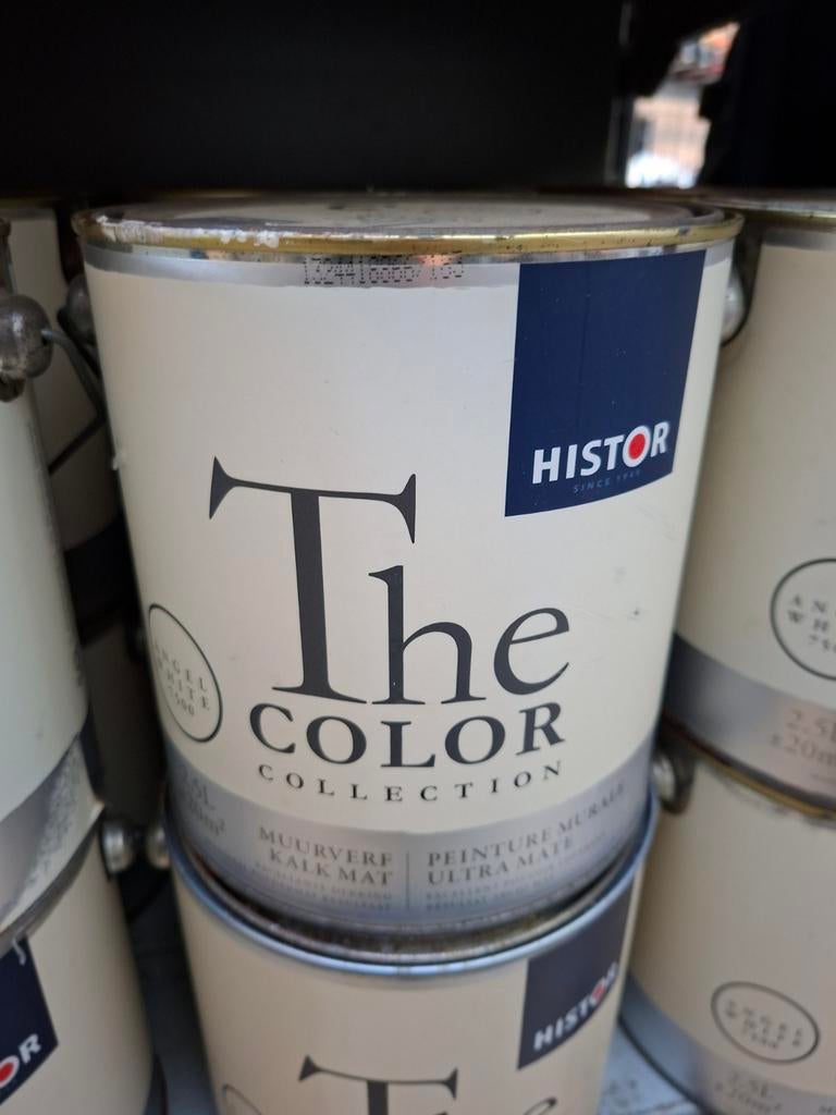 Partij Histor latex Angel White/RAL 9010 MOET WEG!, Wit, Nieuw, Ophalen of Verzenden, Verf