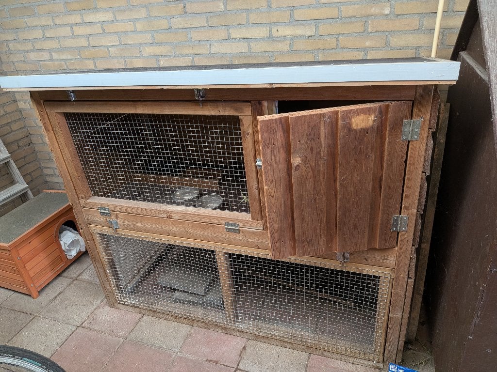 Konijnenhok, Dieren en Toebehoren, Ophalen, 90 cm of meer, Hok, 110 cm of meer