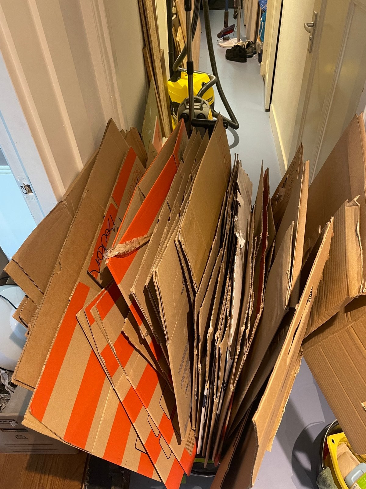 40 Verhuisdozen - Stevige en gebruikte, Ophalen, Doos, 40 tot 60 cm, 50 tot 75 cm
