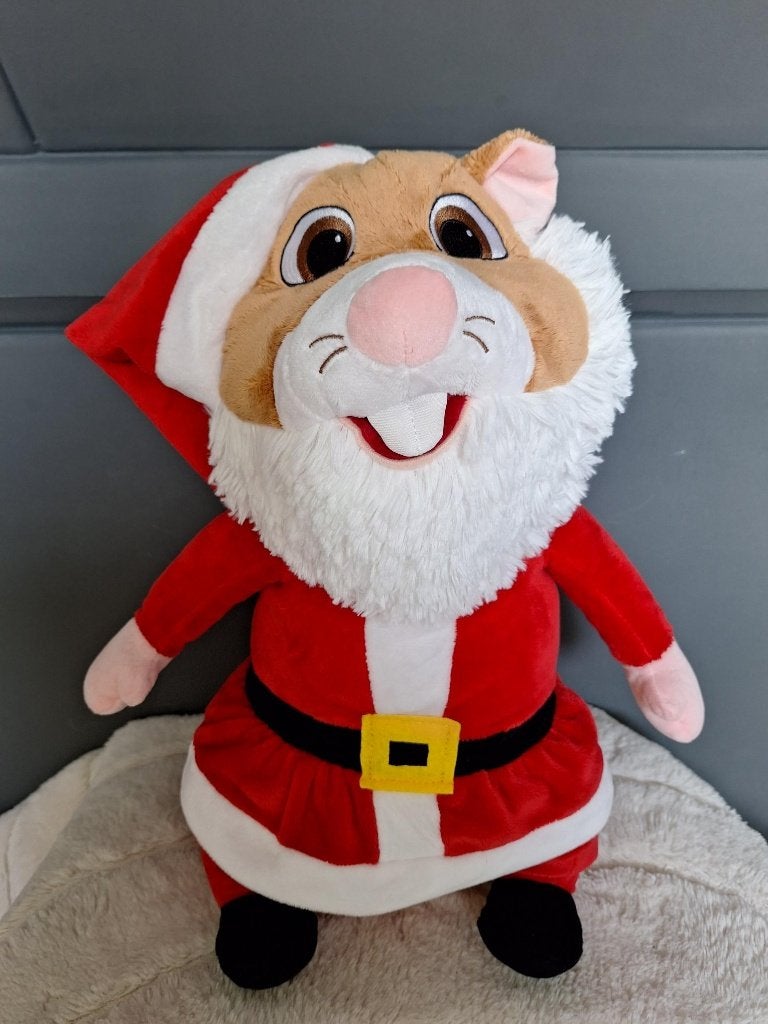 AH hamster kerstman (groot), Ophalen of Verzenden, Zo goed als nieuw, Overige typen, Albert Heijn