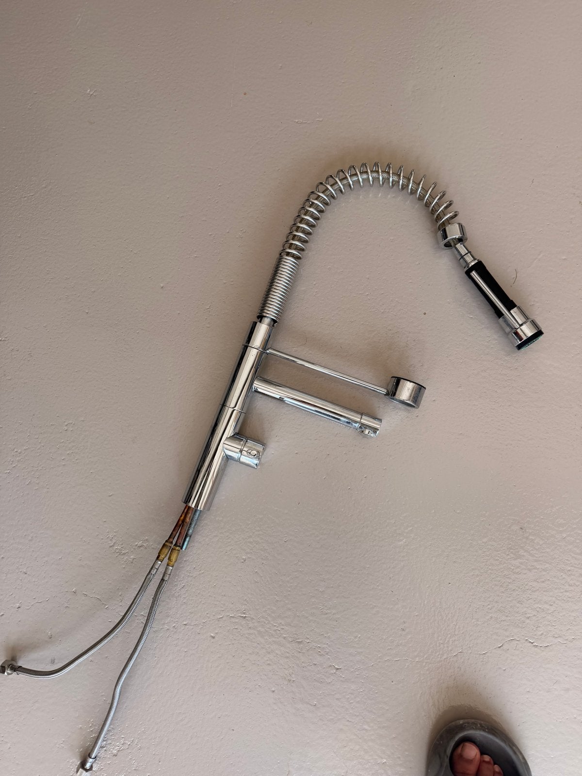 BORRETTI VADENA C Professionele Keukenkraan Chroom, Ophalen, Overige typen, Zilver, Zo goed als nieuw