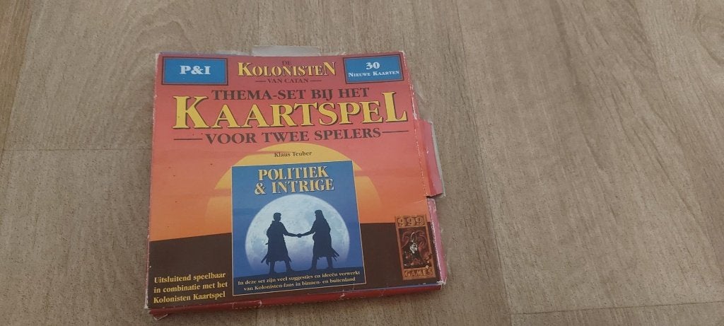 kaartspel zgan Politiek en Intrige Kolonisten Catan 999 game, Hobby en Vrije tijd, Gezelschapsspellen | Kaartspellen, Een of twee spelers