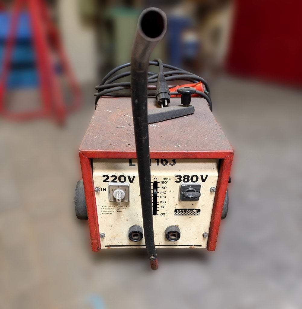 Smitweld LTN 163 elektrode-lasapparaat 160A – 220/380V, Ophalen, Gebruikt, 150 tot 250 ampère, Elektroden