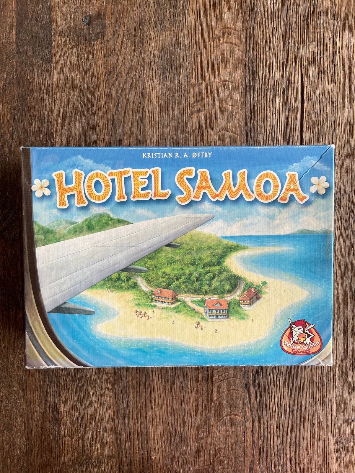 Hotel Samoa, Vijf spelers of meer, Ophalen of Verzenden, Gebruikt, White Goblin Games