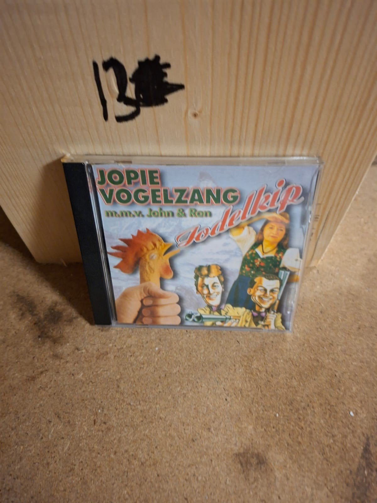 Jopie Vogelzang - Jodelkip CD (m.m.v. John & Ron), Cd's en Dvd's, Gebruikt, Ophalen of Verzenden, Feestmuziek, Inclusief doosje