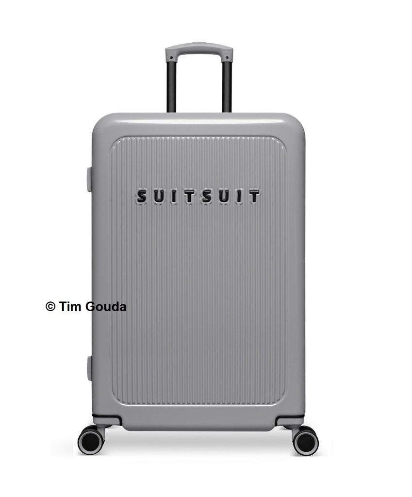 ✅ SUITSUIT Caretta Titanium Grey koffer 76 cm - NIEUW, Wieltjes, Hard kunststof, 45 tot 55 cm, Nieuw
