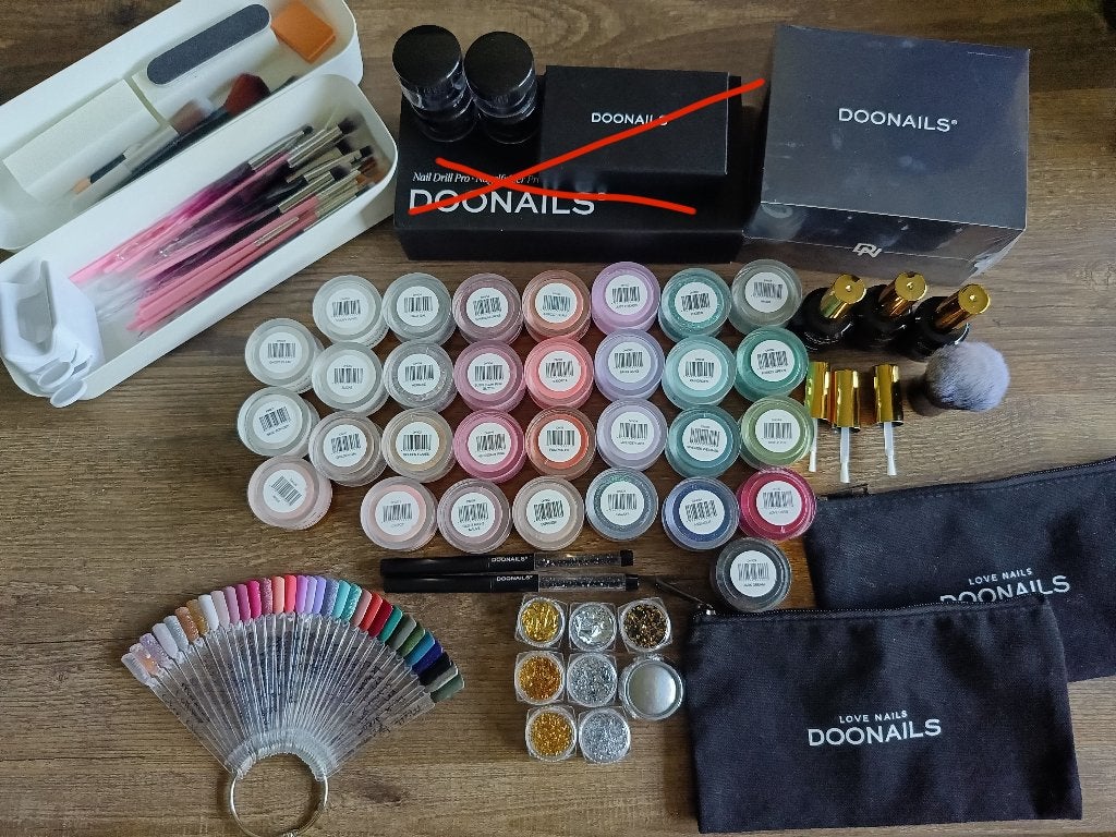 Doonails dippowder, Overige kleuren, Ophalen of Verzenden, Zo goed als nieuw, Handen en Nagels