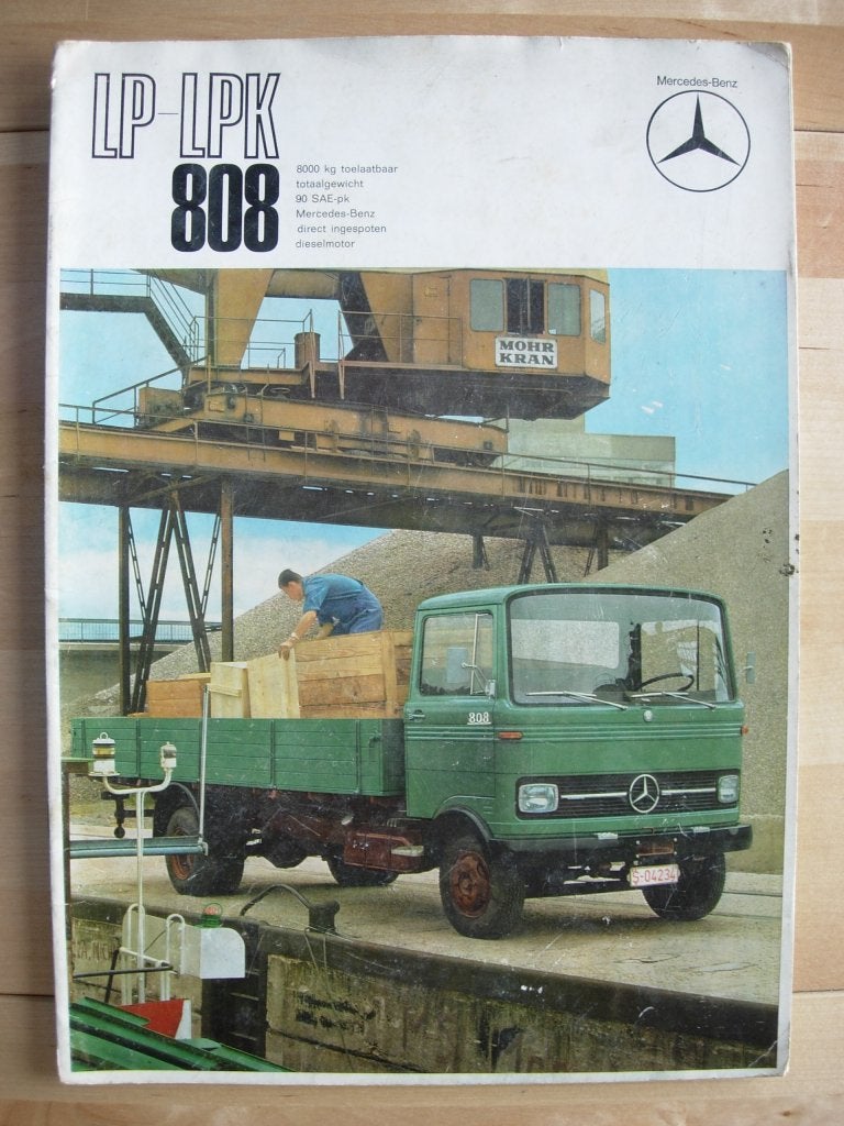 Mercedes 808 LP / LPK Brochure ca 1970 - LP808 LPK808, Zo goed als nieuw, Mercedes-Benz, Mercedes, Ophalen of Verzenden