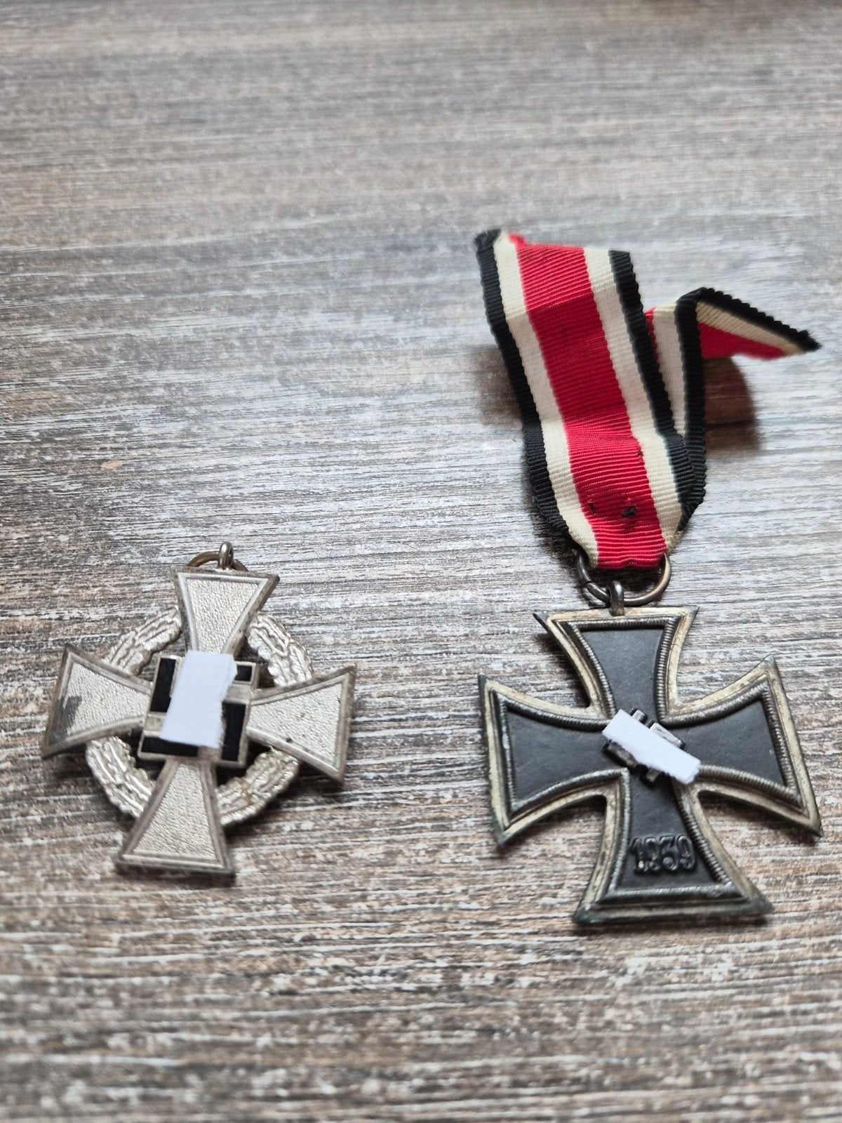 Duitse IJzeren Kruis 1939 en Trouwe Dienst Medaille, Ophalen of Verzenden
