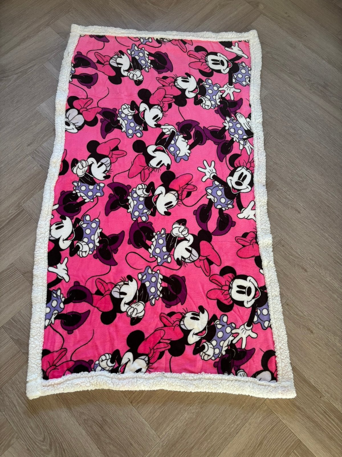 Minnie Mouse deken, Ophalen, Mickey Mouse, Gebruikt, Kleding of Textiel