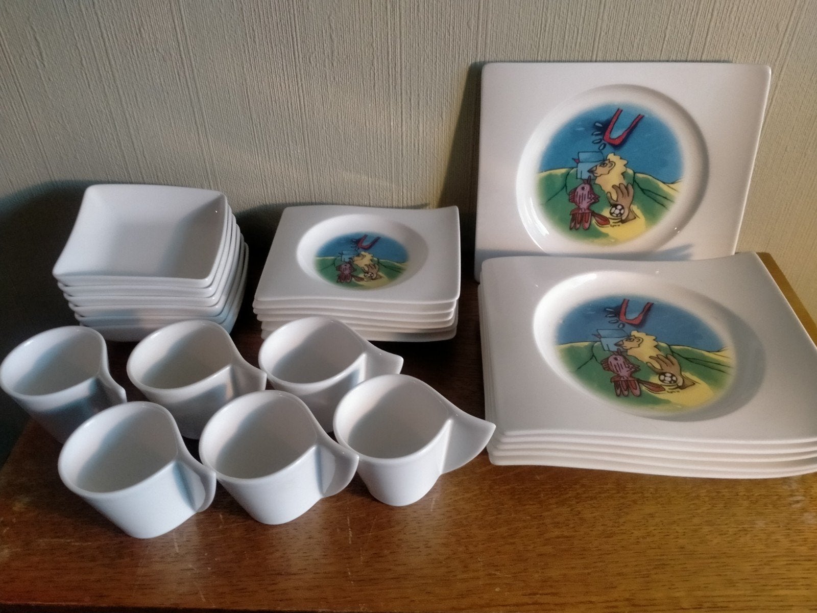 Villeroy & Boch Wave servies Corneille, Ophalen, Villeroy & Boch, Zo goed als nieuw, Overige stijlen