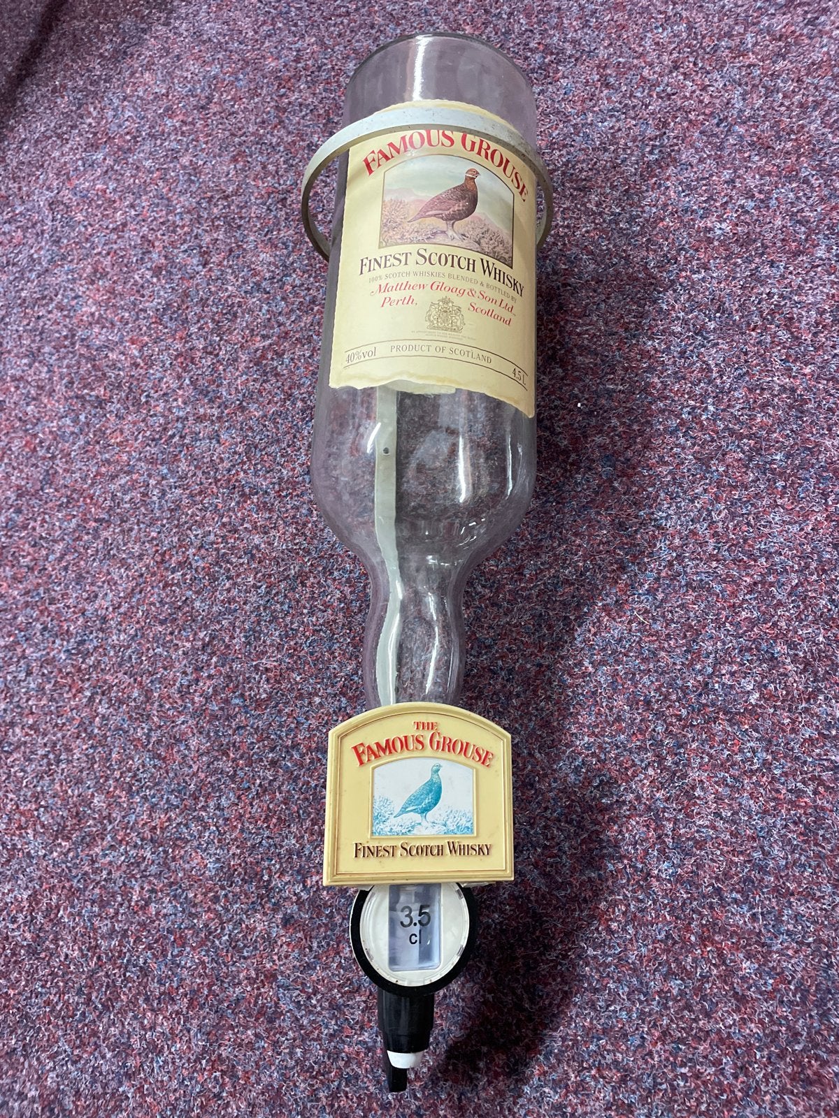 Vintage The Famous Grouse Whisky Dispenser 3.5cl, Ophalen