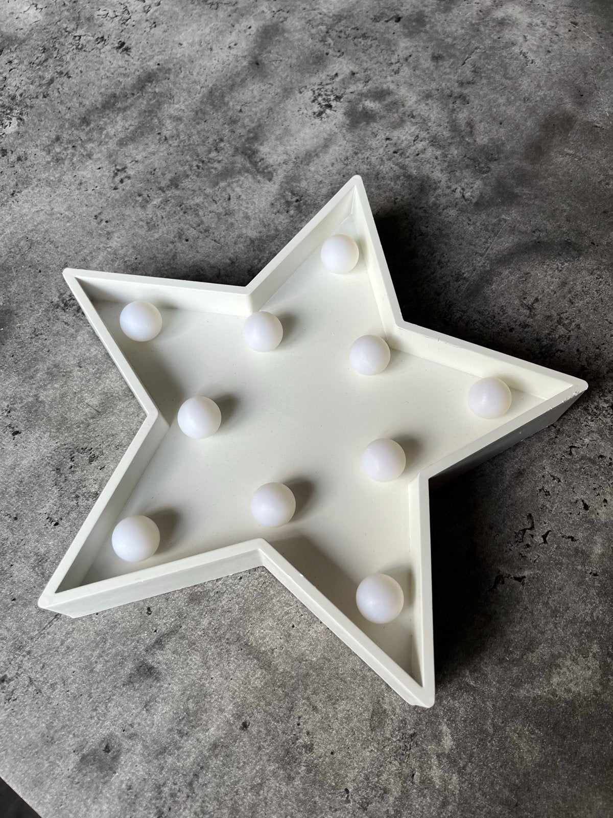 Decoratieve Ster Lamp met LED Verlichting, Ophalen, Wit, Overige merken, Gebruikt