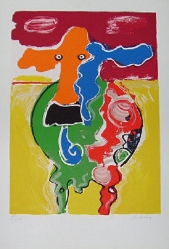 Peter Diem - "Orange Nose Cow", Ophalen of Verzenden