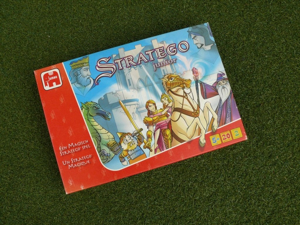 Stratego Junior 5+ Jumbo, Hobby en Vrije tijd, Gezelschapsspellen | Bordspellen, Ophalen of Verzenden, Zo goed als nieuw, Jumbo