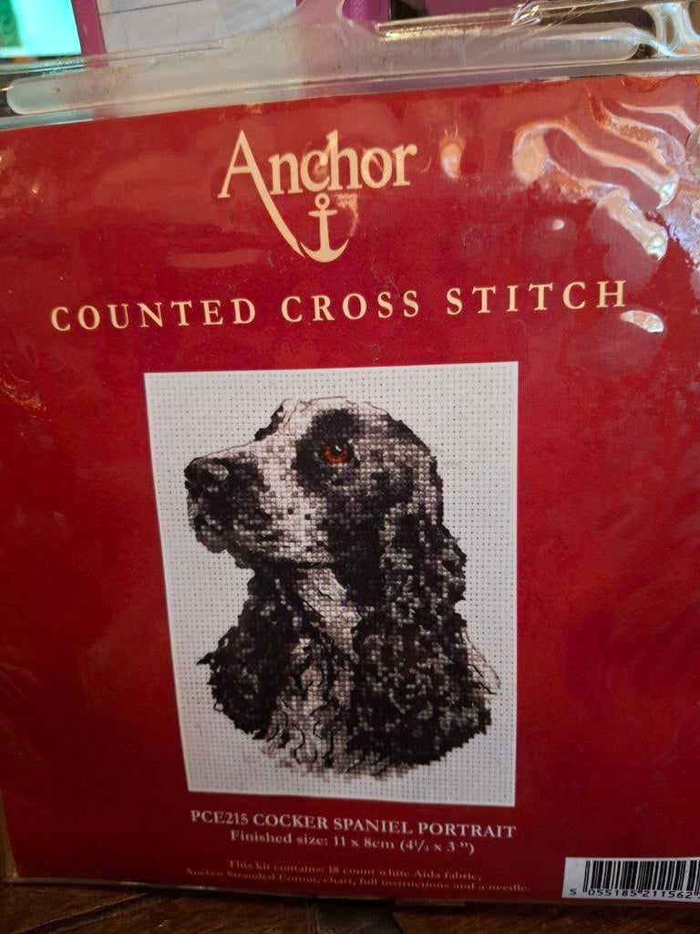 Cocker spaniel, Ophalen of Verzenden, Nieuw, Borduurpakket