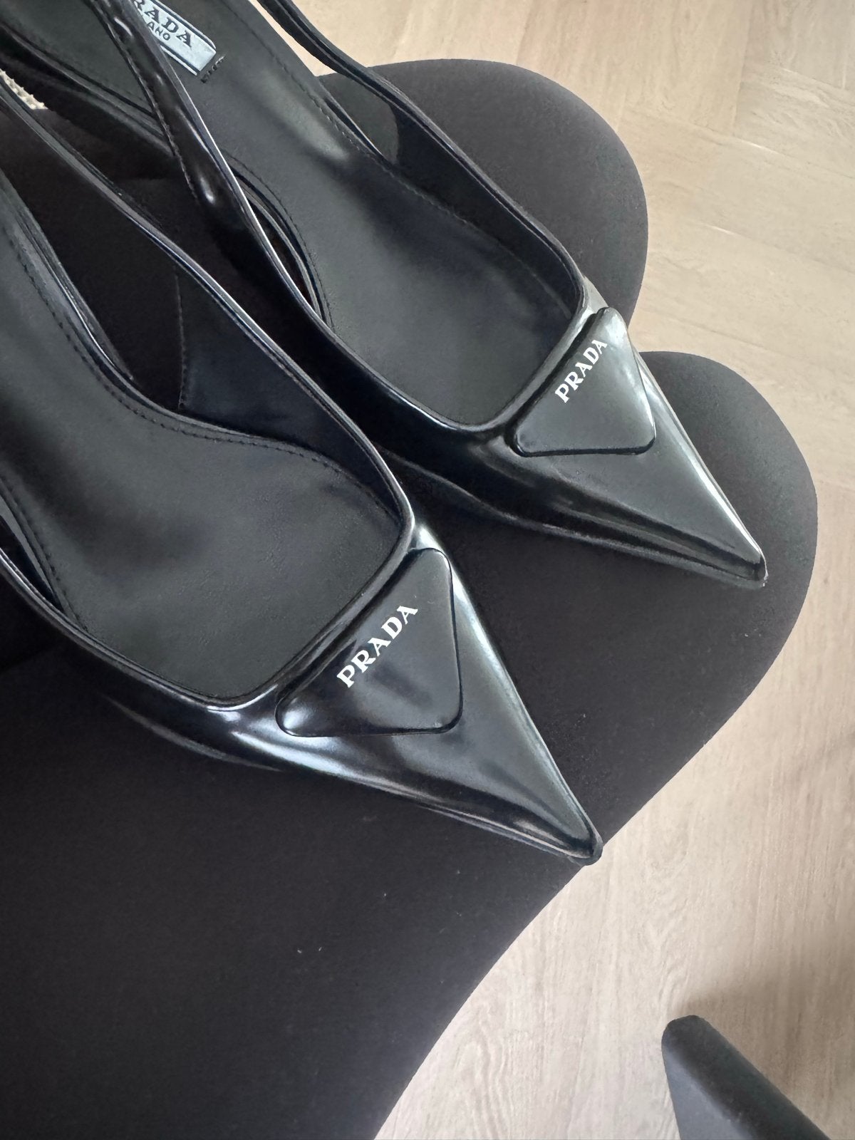 Prada Slingback Pumps - Nieuw!!!, Verzenden, Nieuw, Zwart, Pumps