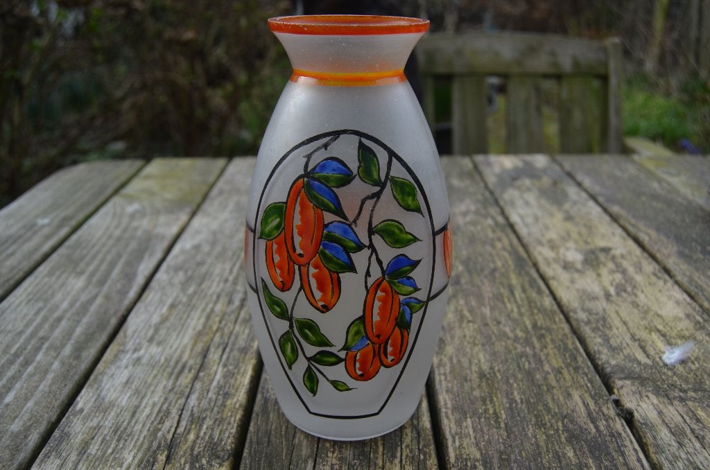 Lief klein vaasje, Frans, Art Deco (?), Antiek en Kunst, Antiek | Vazen, Ophalen of Verzenden