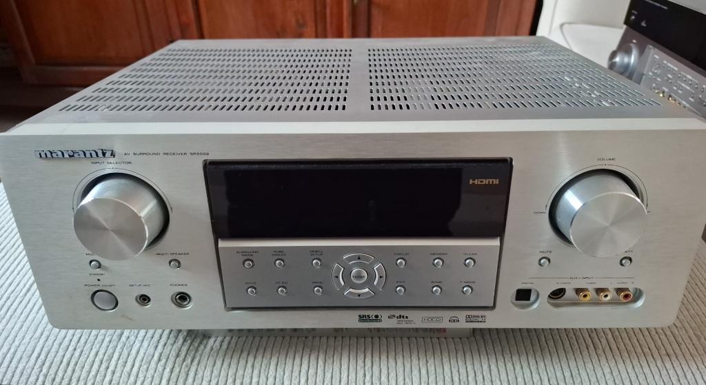 Marantz SR5002 audio video receiver versterker sr 5002 hdmi, 7.1-systeem, Philips, Gebruikt, 70 watt of meer