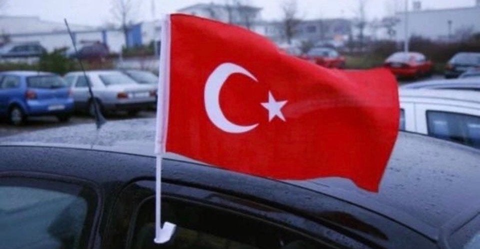 Turkse Auto Vlag Türkiye, Ophalen of Verzenden