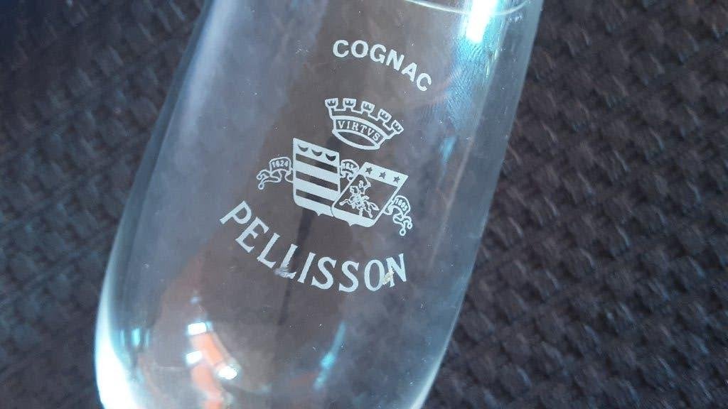 PELLISSON cognac glas, Ophalen of Verzenden, Zo goed als nieuw, Borrel- of Shotglas
