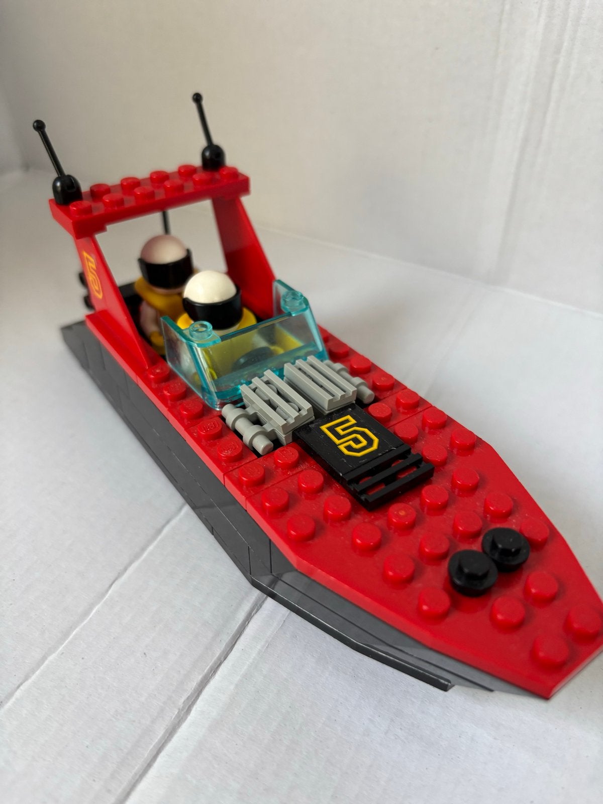 Lego City 6679 - Sportboot met 2 minifiguren en instructies, Lego, Ophalen of Verzenden, Compleet, Complete set