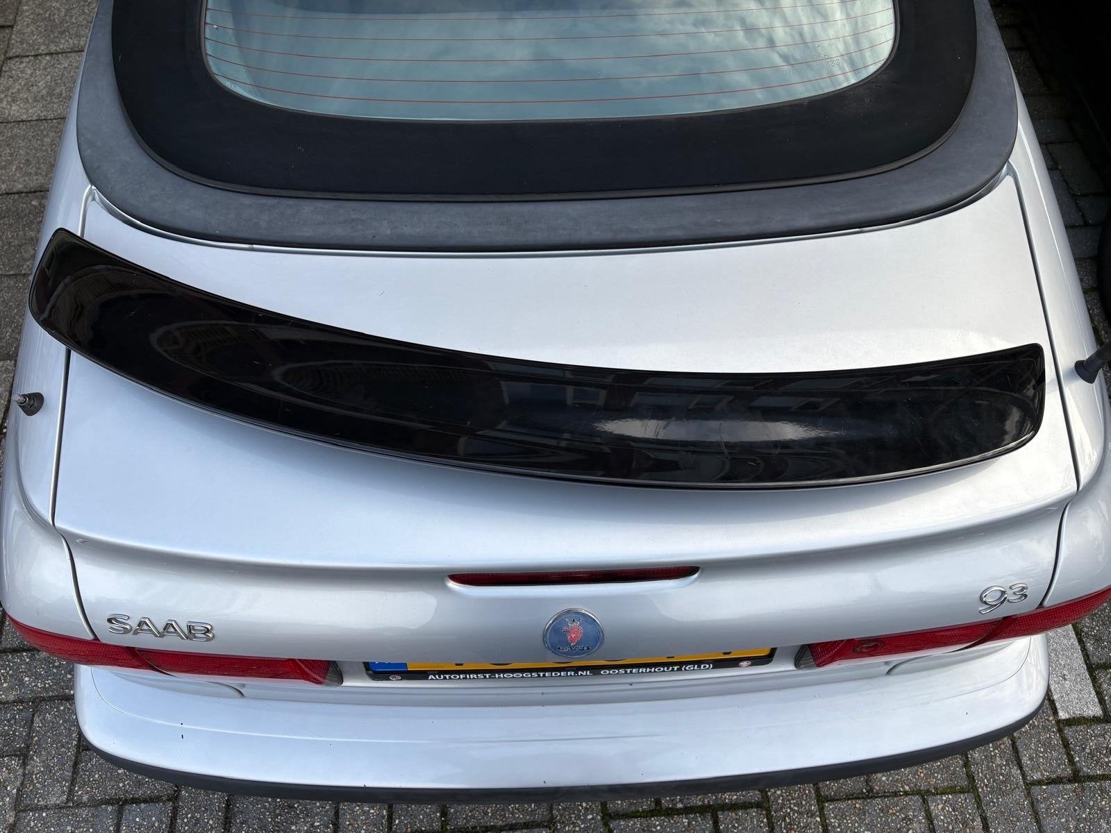 Saab 9-3 Cabriolet Achterspoiler Zwart (Origineel), Ophalen of Verzenden