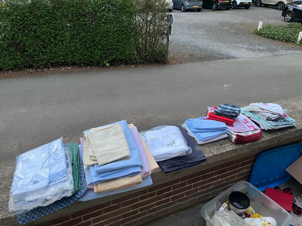 Diverse stoffen, kleden, doeken, Hobby en Vrije tijd, Stoffen en Lappen, Ophalen, Overige kleuren, 120 cm of meer, Katoen