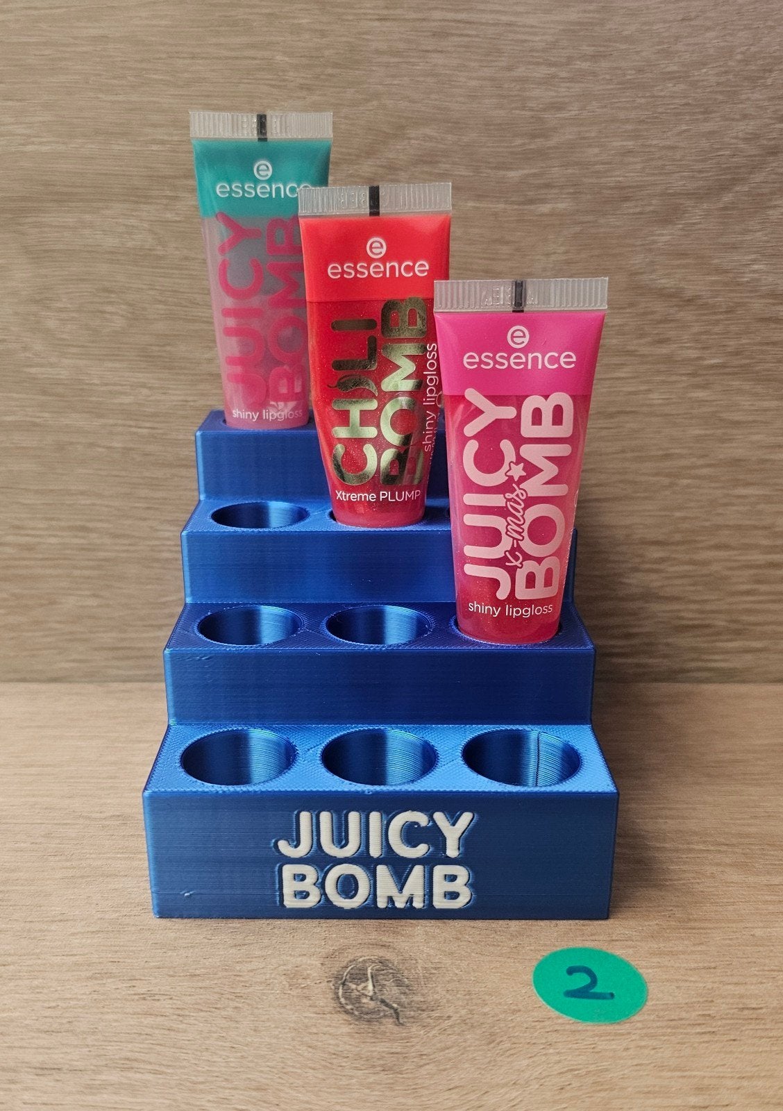 Juicy Bomb houder 3D geprint (nr. 2), Lippen, Blauw, Nieuw, Ophalen of Verzenden