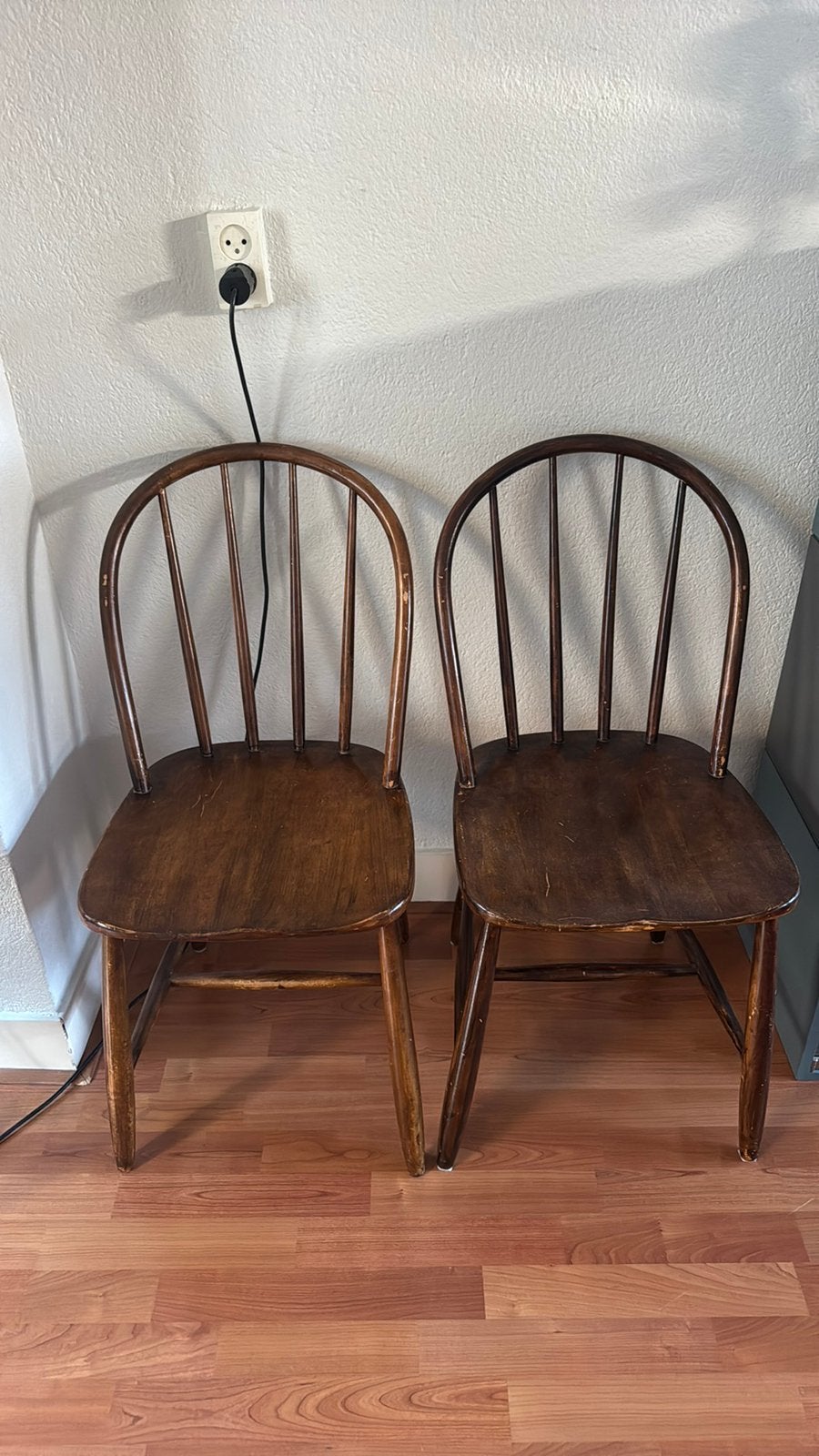 Twee Zweedse Stoelen Jaren ‘30 - ‘50, Antiek en Kunst, Antiek | Meubels | Stoelen en Banken, Ophalen