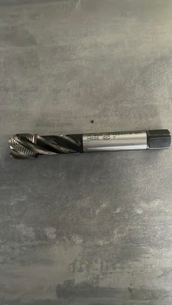 Machine tap M24x1.5 voor blinden gaten, Ophalen of Verzenden, Nieuw, Kolomboormachine