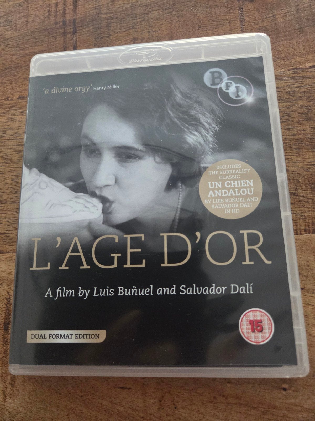 l'age d'or blu ray en dvd (1930)luis bunuel, Ophalen of Verzenden, Zo goed als nieuw