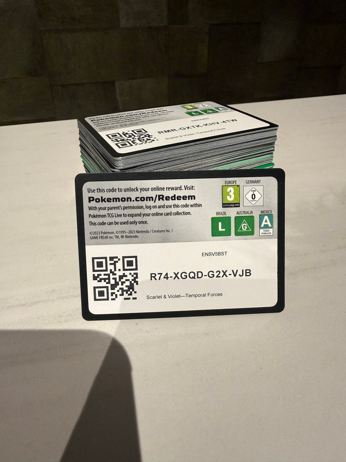 Pokémon TCG Live Codekaarten, Ophalen of Verzenden, Nieuw, Meerdere kaarten