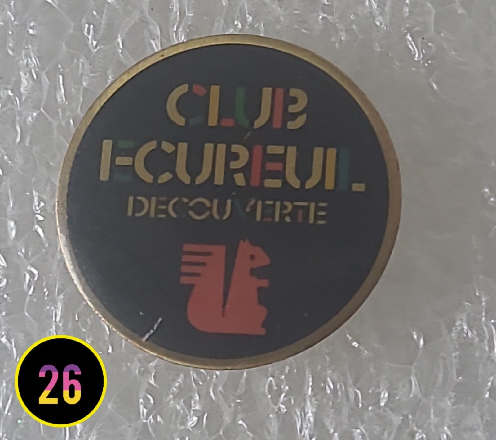 Vintage Club Ecureuil Découverte Pin - Eekhoorn Speldje, Verzenden