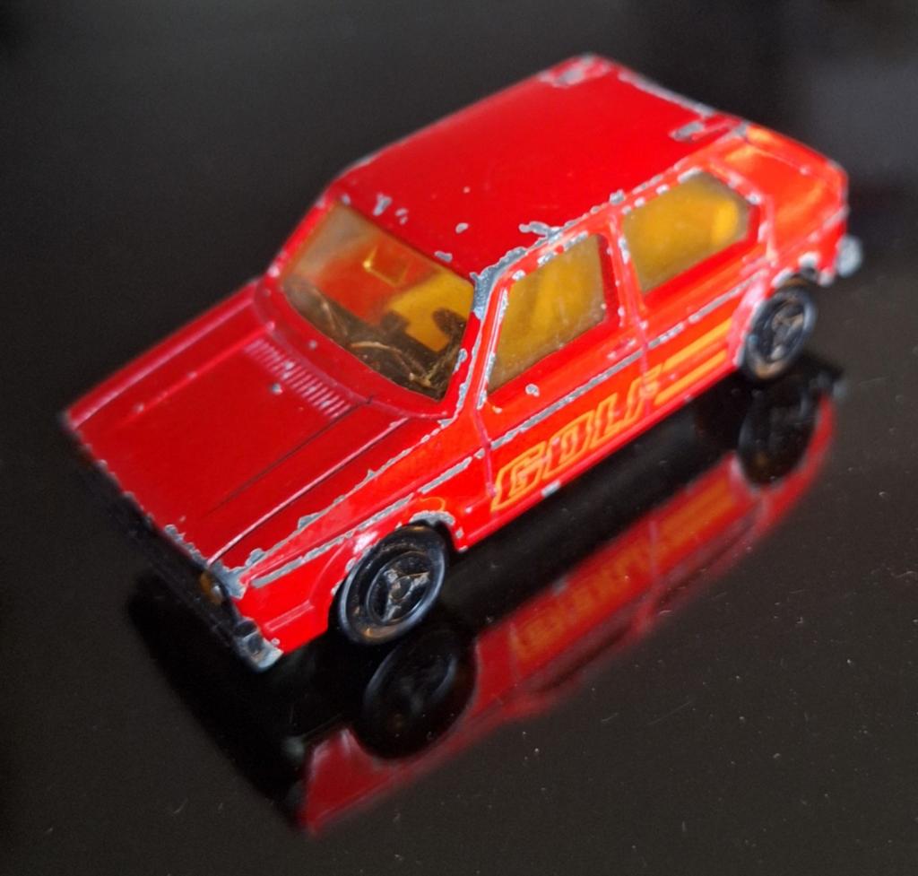 Majorette volkswagen golf no.210, Ophalen of Verzenden, Gebruikt, Auto