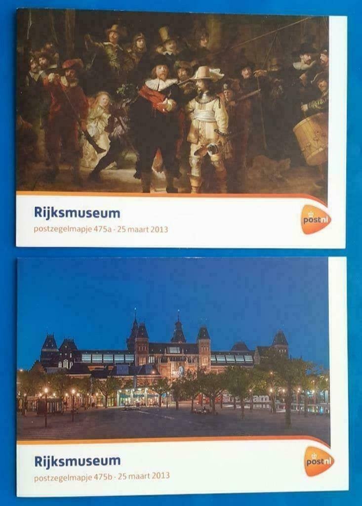 Postzegelmapje 475 & B Rijksmuseum - 2013, Verzenden, Na 1940, Postfris